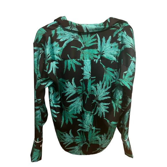 NWT Fe Noel x Target Feathered Palm Long Sleeve Button Shirt - Picture 5 of 5